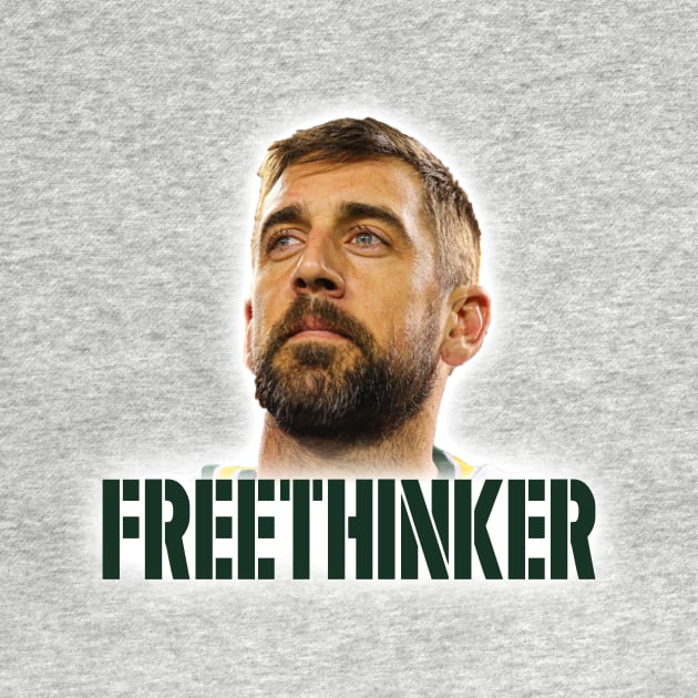 Aaron Rodgers Free Thinker by Sports and Business Merch Store